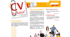 Desktop Screenshot of cvdufutur.ac-nice.fr