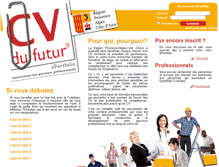 Tablet Screenshot of cvdufutur.ac-nice.fr
